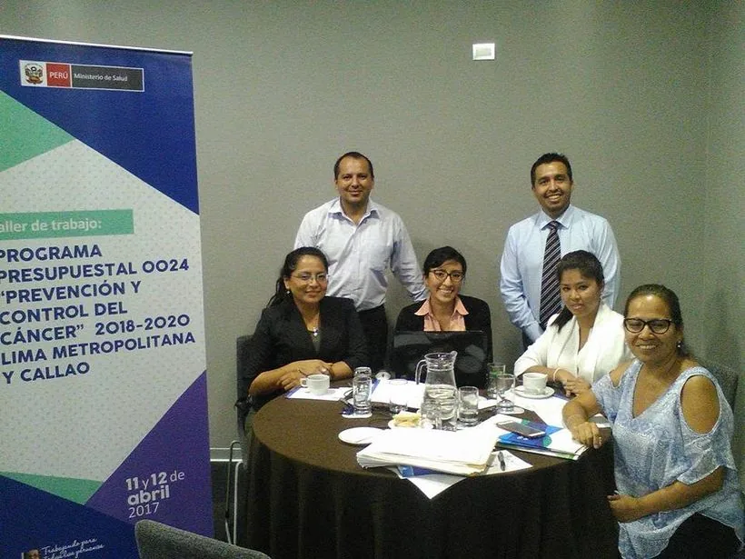 Taller del Programa Presupuestal 0024 de Prevención y Control del Cáncer, MINSA.