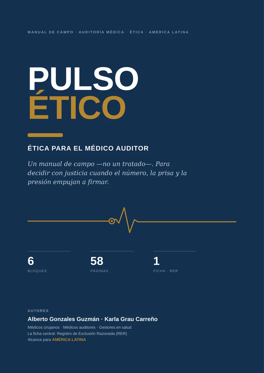 Portada del manual de campo Pulso Ético, de Alberto Gonzales Guzmán y Karla Beatriz Grau Carreño