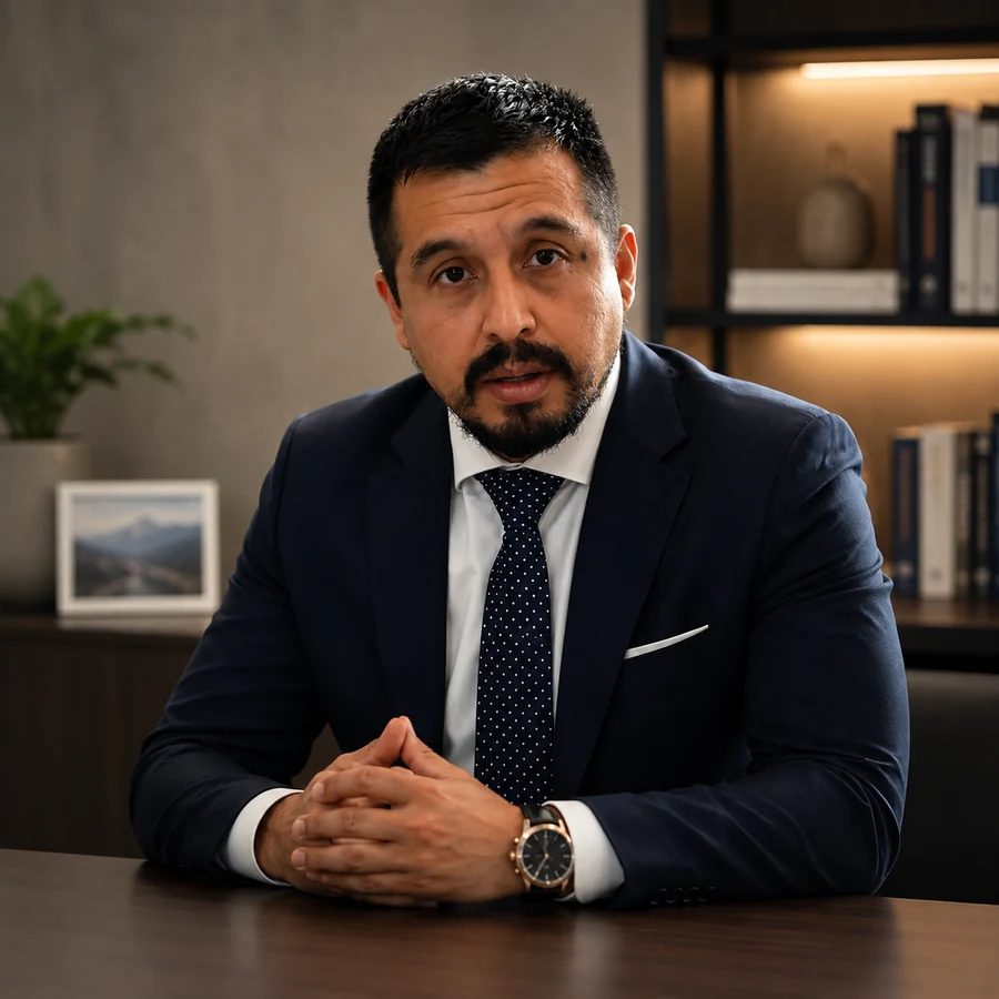 Retrato del Dr. Alberto Gonzales Guzmán, médico cirujano y gestor en salud